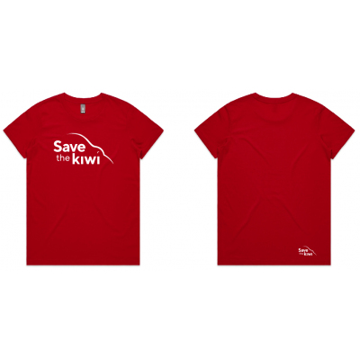 Save the Kiwi Womens Tee - Red