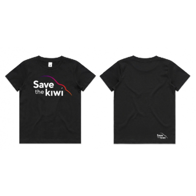 Save the Kiwi Kids Tee - Black